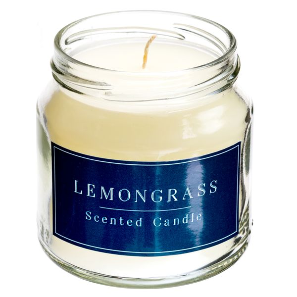 Vensico - Scented Lemongrass Candle With Soothing Aroma - 220g