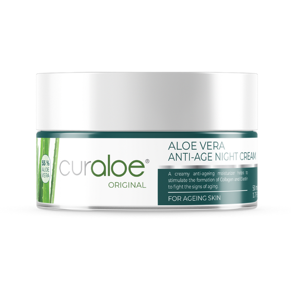 Curaloe Anti-Ageing Night Cream 50ml - 55% Aloe Vera