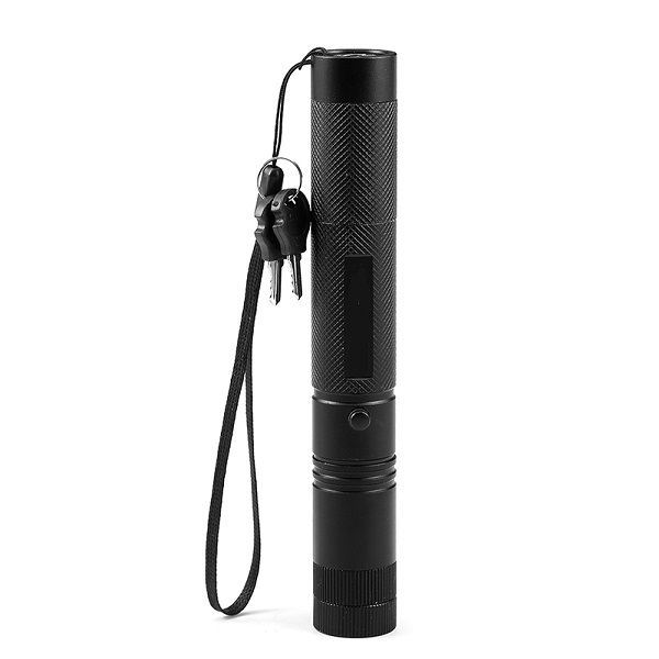 Black High-Power Green Laser Pointer with Star Pattern Head