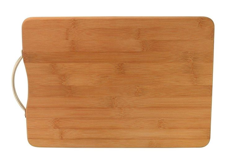 Bamboo Wooden Cutting Board Kitchen Tool with Stainless Steel Handle