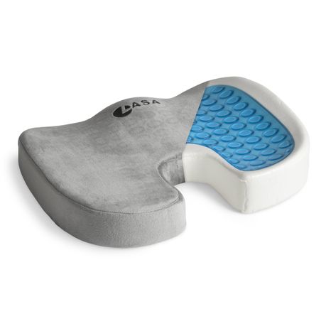 COMFILIFE Gray Adjustable Memory Foam Foot Rest R-FR-GRY - The
