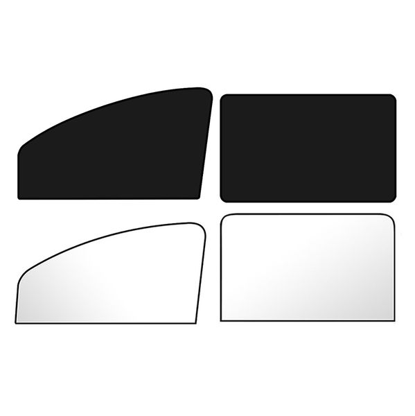 4pcs Car Side Window Sunshade, Sunscreen Magnetic Car Privacy Curtain