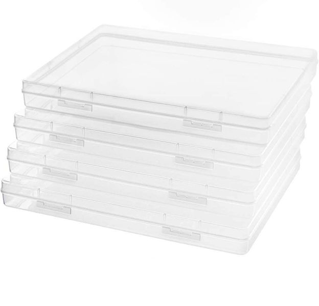 A4 Paper Clear Document Protector and Organiser – 4 Pack