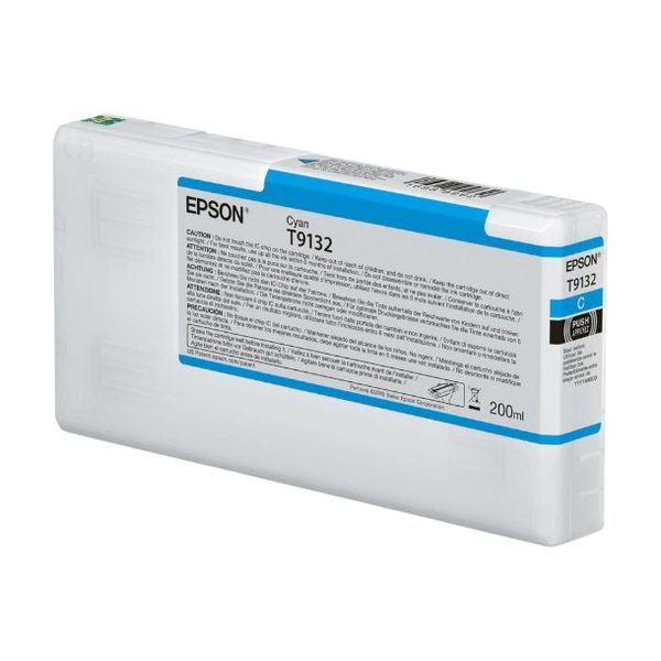 Epson T9132 Cyan Ink Cartridge (200ml) For SureColor SC-P5000