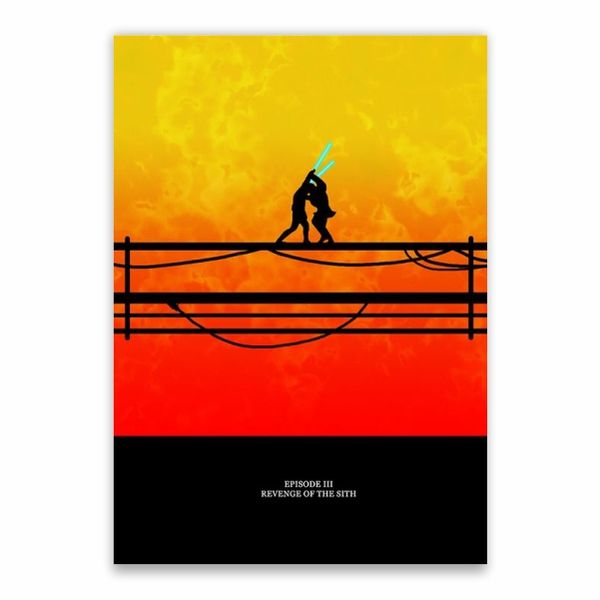 Revenge of The Sith Battle Poster - A1