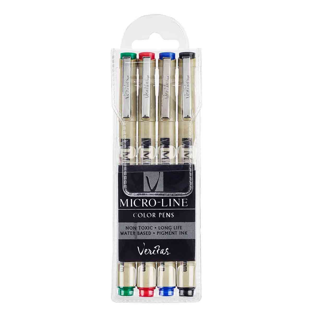 Veritas MicroLiners Set Of 4 (Coloring Pens) Shop Today. Get it