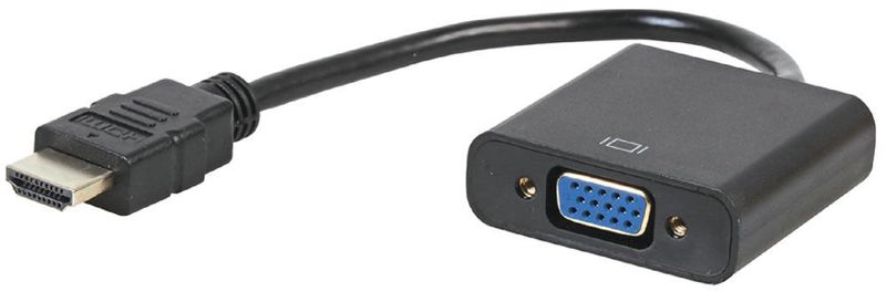 Pro Signal PSG3047 Connector Adapter, HDMI, 1 Ways, Plug, VGA, 1 Ways