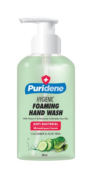 Puridene Hygienic Foaming Hand Wash - Cucumber and Aloe Vera