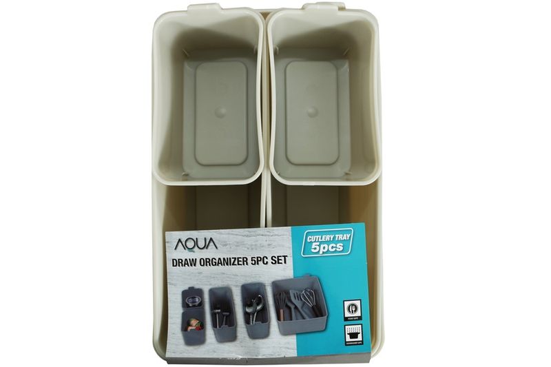Aqua Draw Organiser - 5 Piece Set