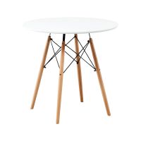 Round top Wooden Leg Coffee/Dinning Table