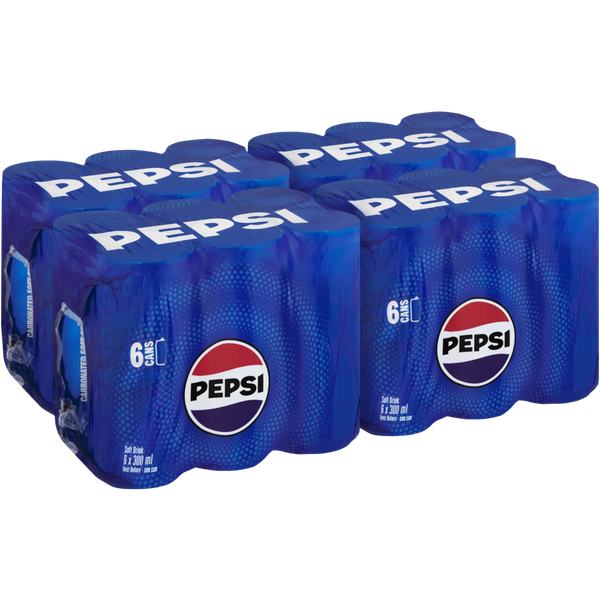 Pepsi Regular 300ml Cans (4 X 6 X 300ml)