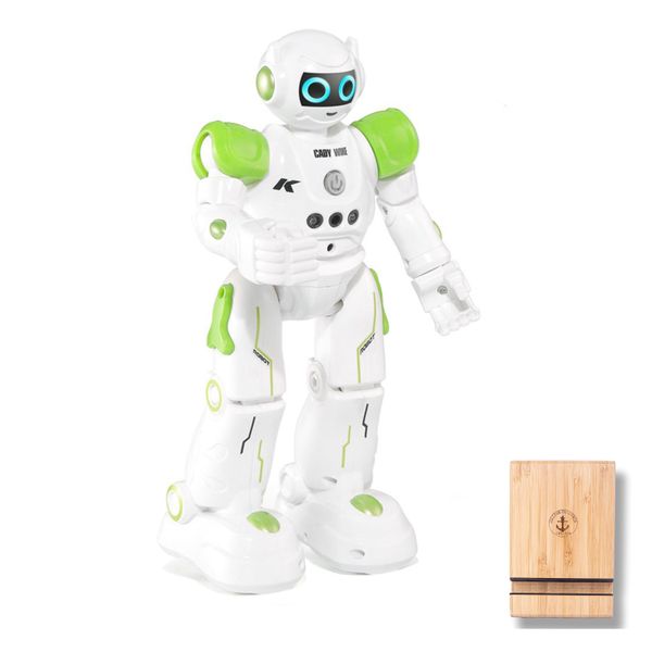 Remote Control Toy Cady Wike Robot by JJRC &amp; College Originals Bamboo Dock Stand Combo