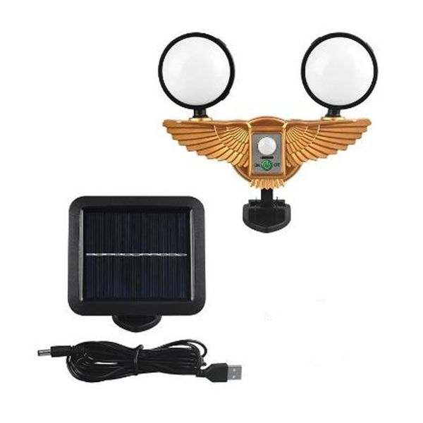 Dual Solar Powered Wall Sensor Light