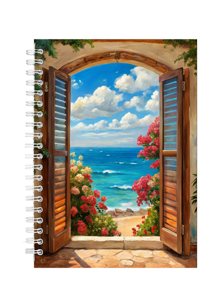 Beach Villa Gift Idea Writing Book Notepad Notebook A4 504