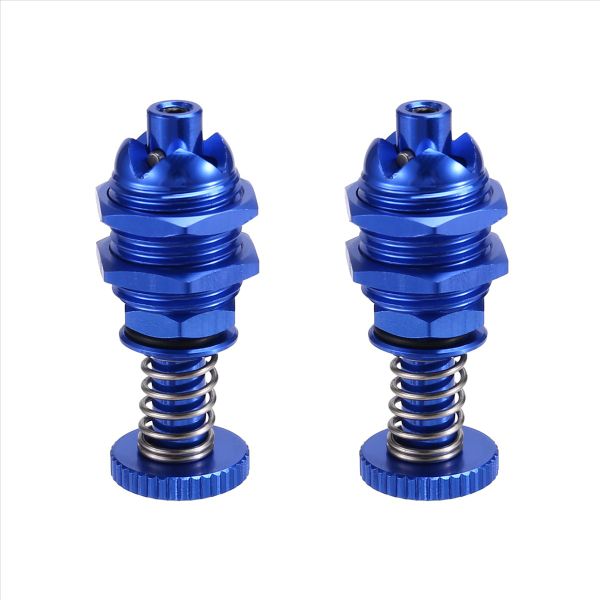 2Pcs 35mm Height Push Butto Hatch Cabin Spring Cover Lock Blue