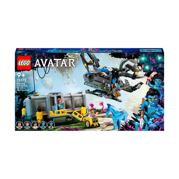 LEGO® Avatar Floating Mountains: Site 26 &amp; RDA Samson 75573 Building Toy Set (887 Pieces)