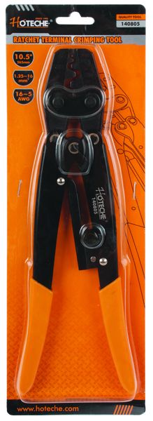 Hoteche 265mm Terminal Crimping Pliers for 5 to 16 AWG Wire