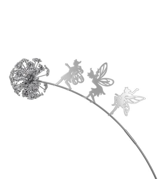Garden Decoration Fairies And Dandelions Together, Flower Ded Decoration
