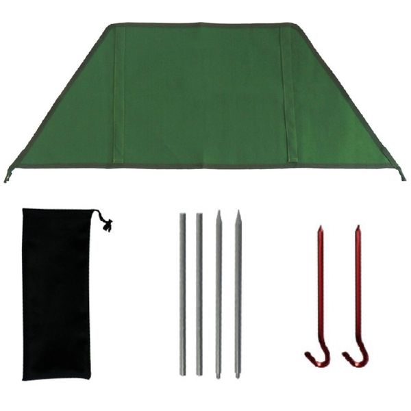 Camping Windscreen Windshield With Accessories Kit Large (80x165x60cm)