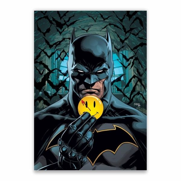 Batman Smiley Face Poster - A1