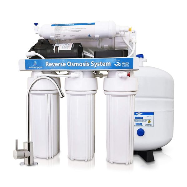 75 GPD Reverse Osmosis Water Filter System - With Booster Pump