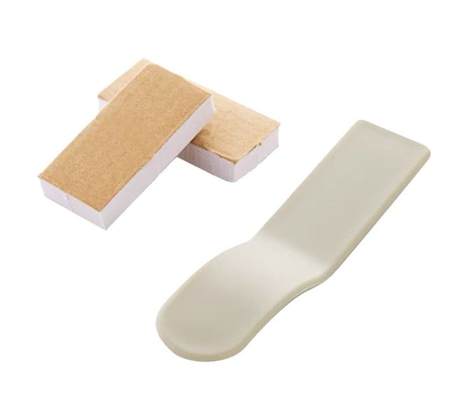 Toilet Seat Lift Khaki/White ( pack of 4)