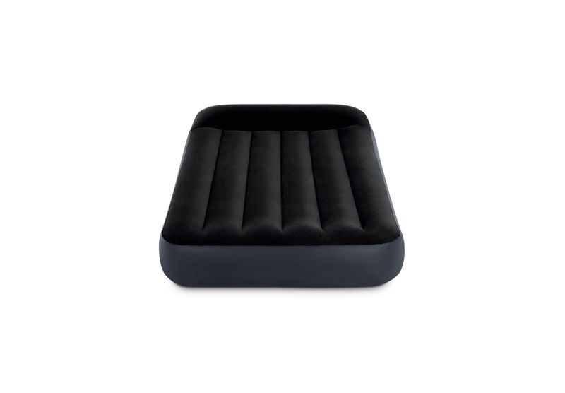 Intex Twin Pillow Rest Classic Airbed With Fiber-Tech &amp; Built In Pump