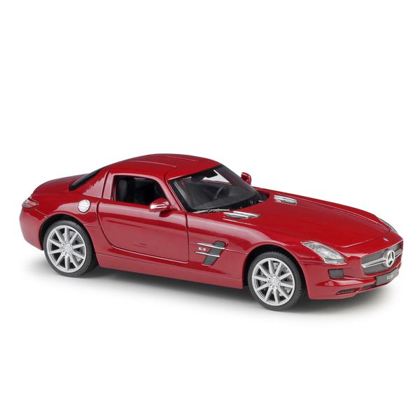 WellMercedes Benz SLS AMG Red 2010 - Scale 1 : 24