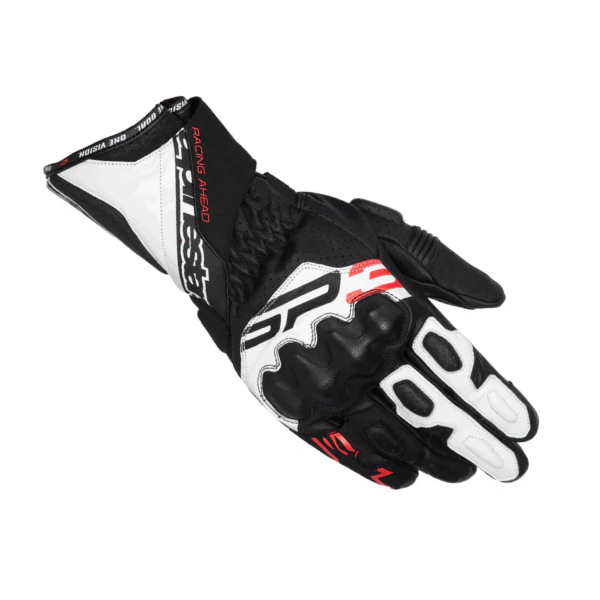 3 Gloves - Black/White/Red image