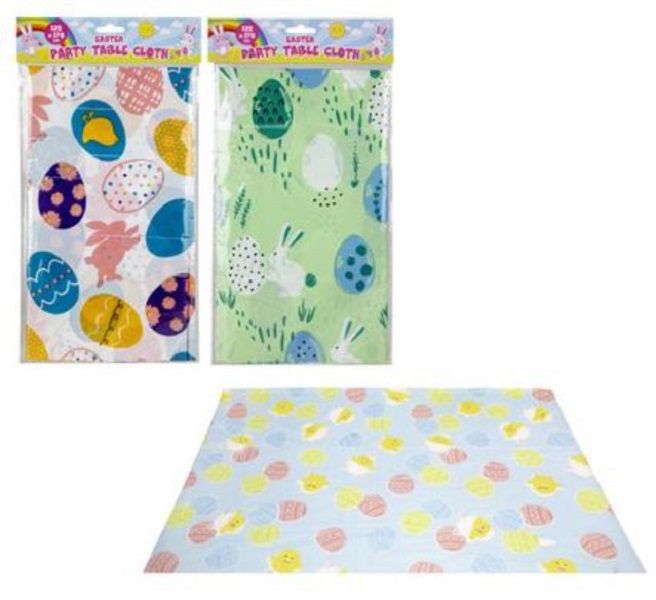 Easter Party Table Cloth - 132x178 CM - Set of 3