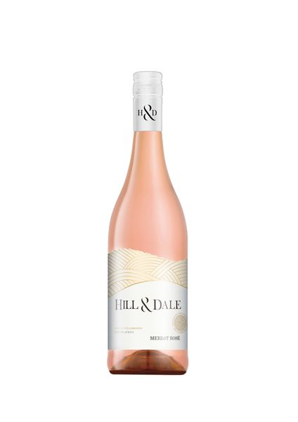 Hill &amp; Dale Dry Rose Merlot 6x750ml