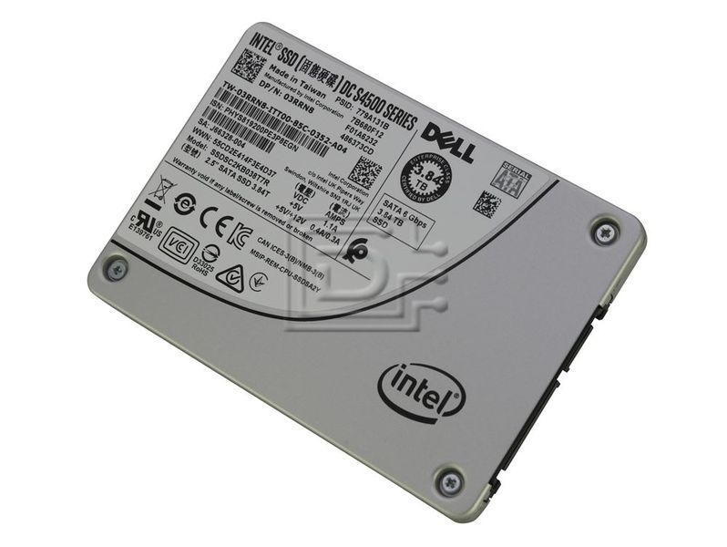 Intel 3.84TB DC S4500 2.5" SATA 6Gb/s Enterprise SSD
