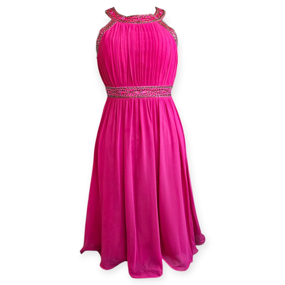 Shocking Pink Dress with Stone Detail | Shop Today. Get it Tomorrow ...