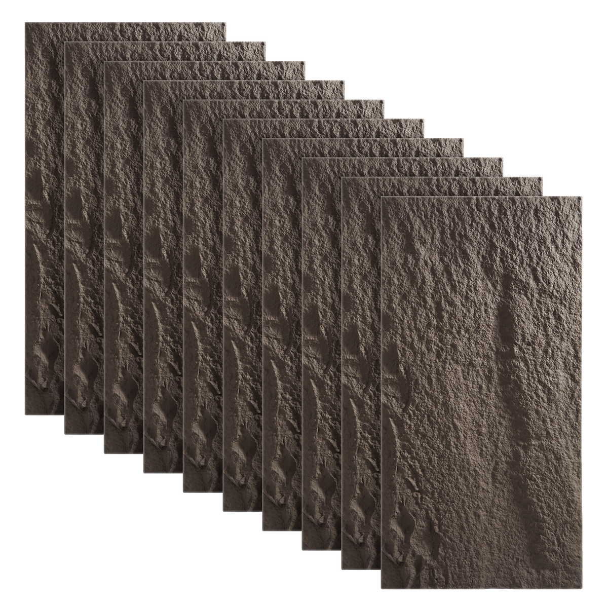 Chenshia 3D PU Stone Wall Panels for Interior Decor Modern Faux Stone 10pc