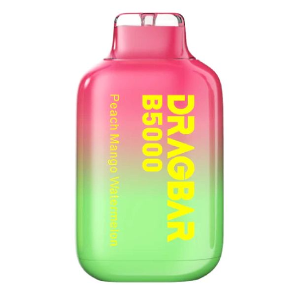 DRAGBAR B5000 - 5000 Puffs Peach Mango Watermelon 50mg
