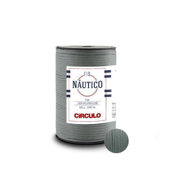 Grey Circulo nautico 100% Polypropylene Yarn 500g