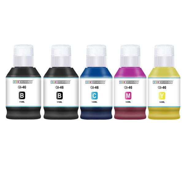Canon Gi-46 / 46 Compatible Ink Bottle Multipack + 1 x Black