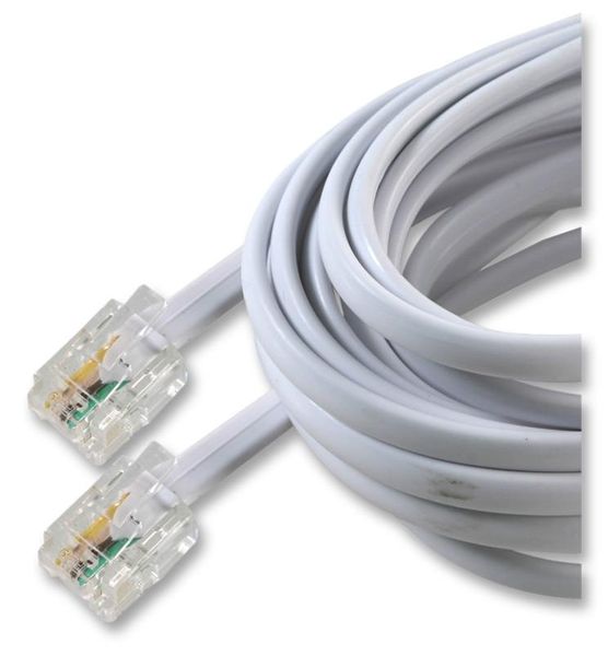 Pro Signal BT-110 Telephone Modular Cable, RJ11 Plug to RJ11 Plug