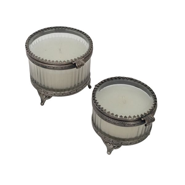 YB Ambiente - Large Glass Greek Candle Jar