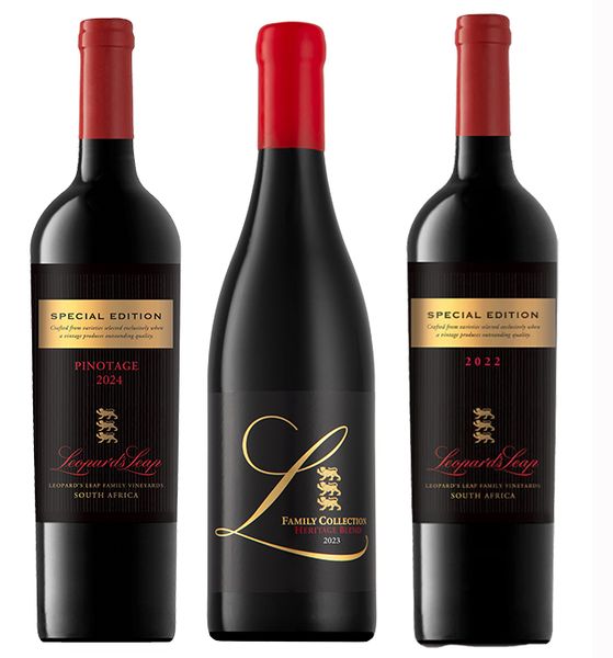 3 Bottle Mixed case of Leopards Leap Special Edition Wines - 3 x 750ml
