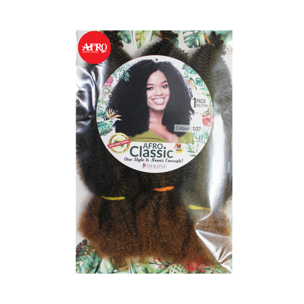 Afro Tex Brunette Strawberry Ombre Afro Classic Weave