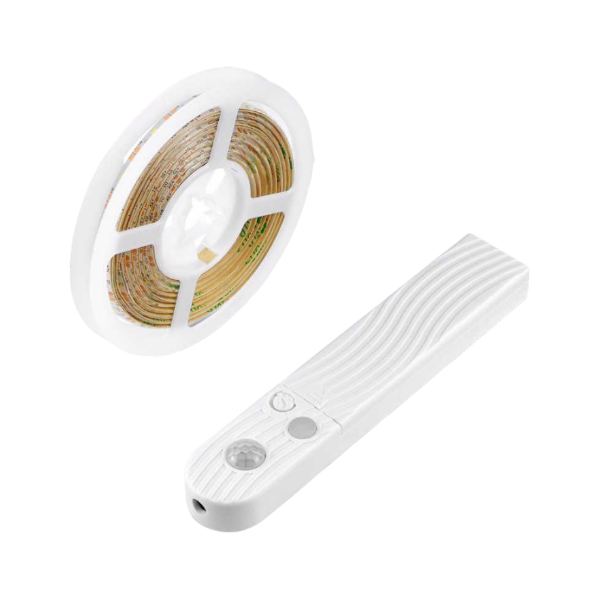 Motion Sensor Modern Adjustable Brightness LED 5m Strip Light - White