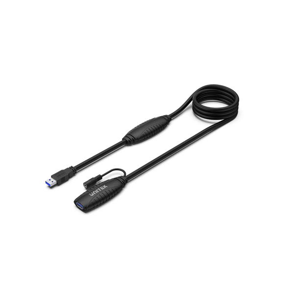Unitek 15m USB3.0 5Gbps Extension Cable with 2× Built-In Signal Boosters