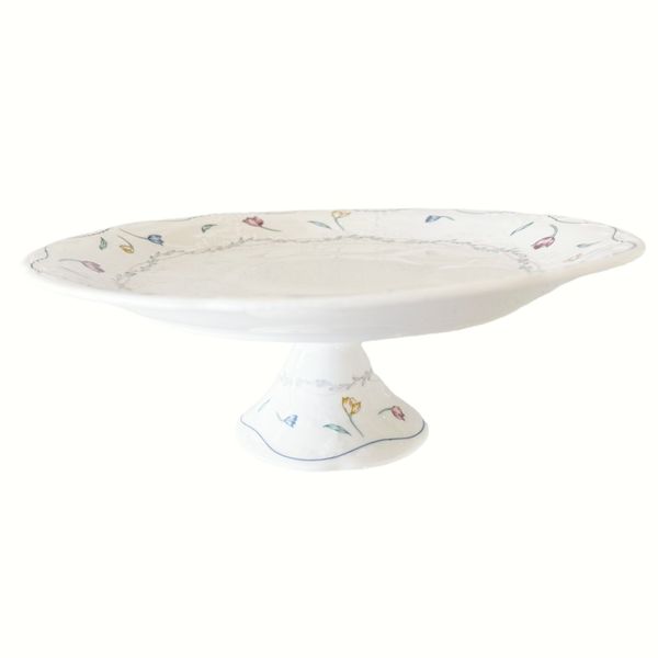 I-04 Floral Cake Stand 26.5CM x 10cm
