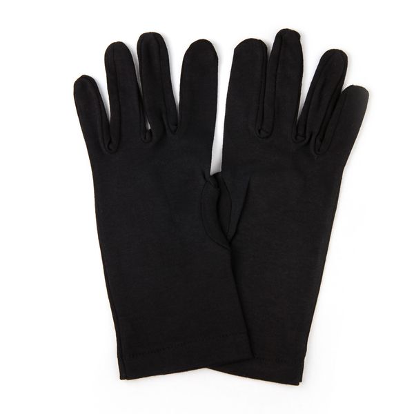 Short Black Gloves x 2