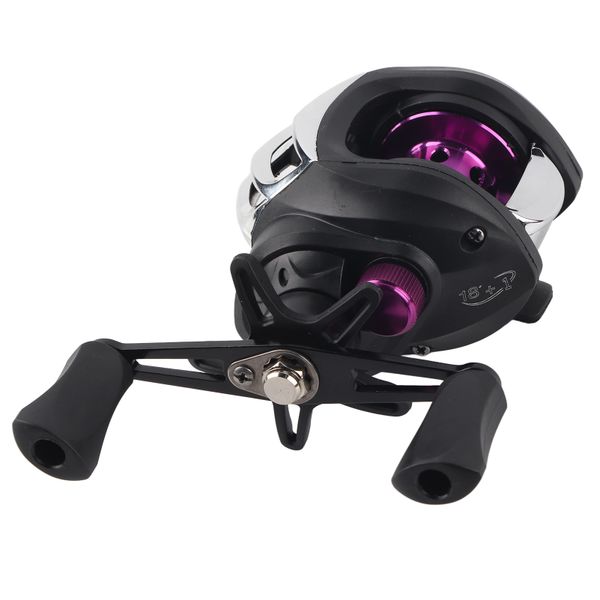 LK201 18+1BB 7.2:1 Baitcasting Reel Violet LH