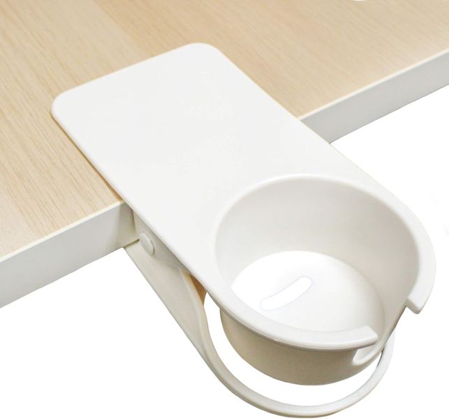 Cup Holder Clip for Table Desk Edge Side Clamps On Desk Side Holder