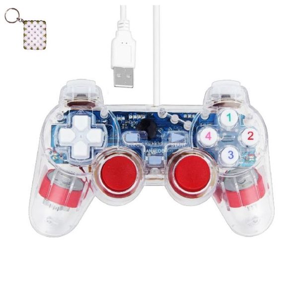 Ucom208-1 Clear PC Vibration Control/Joystick And A Keyholder