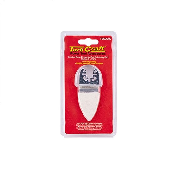 Tork Craft - Quick Change Base &amp; Arbor 35mm D/F Polishing Pad - 2 Pack