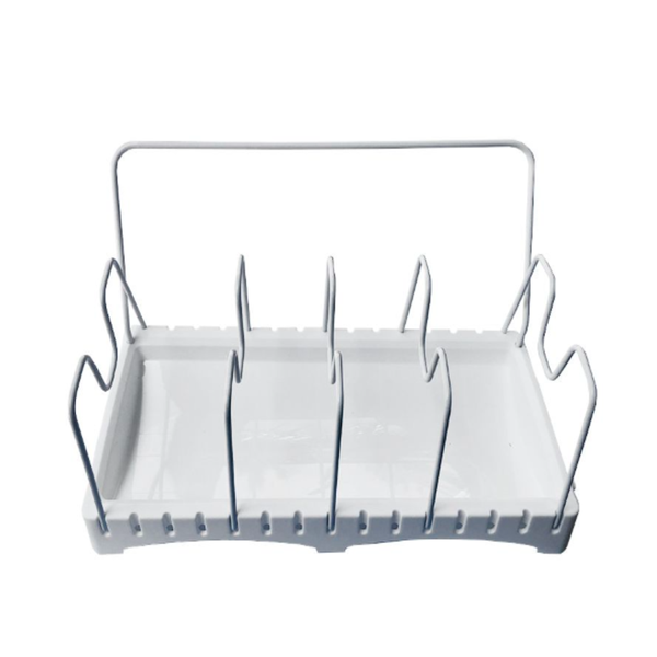Home Adjustable Lid &amp; Pan Organizer-Kitchen Drawer Storage Shelf Rack